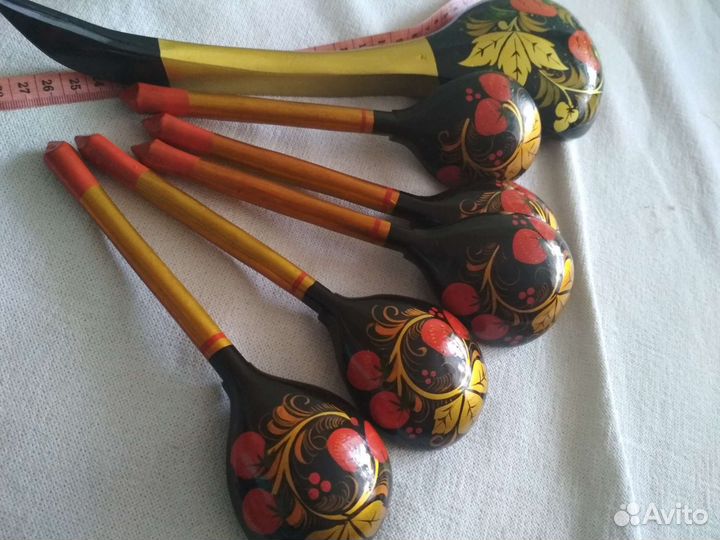 Деревянные ложки хохлома