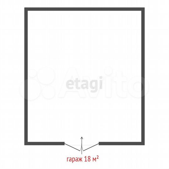Гараж, 18 м²