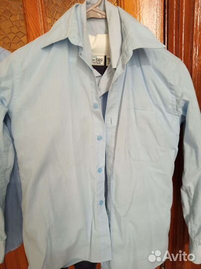 Голубые рубашки для школы 1-5 класс