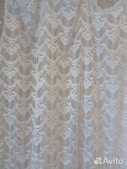 Штора тюлевая для кухни