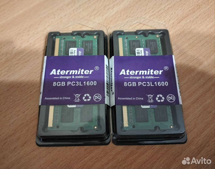 4/8GB DDR3L 1600 мгц для ноутбука