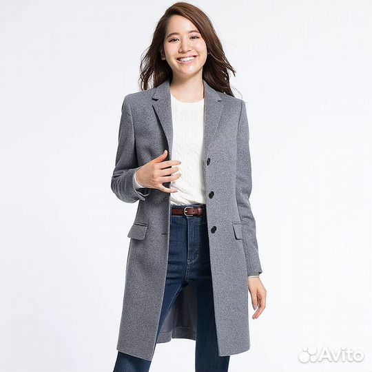Пальто женское Uniqlo М кашемир шерсть