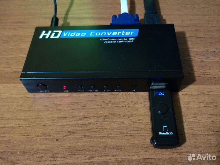 VGA+Component to hdmi конвертер