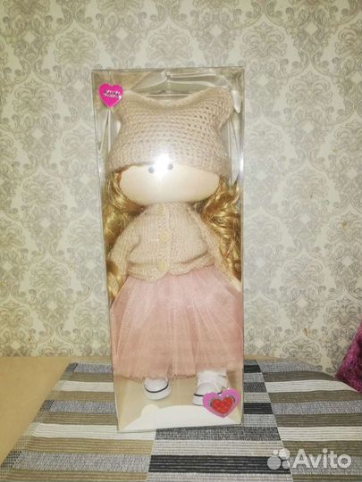 Интерьерная текстильная кукла ручной работы