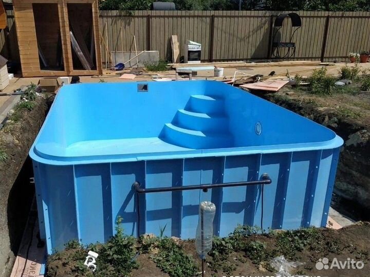 Пластиковый бассейн