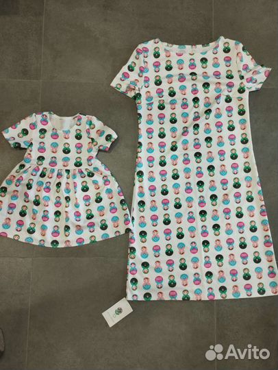 Family look платья мама и дочка