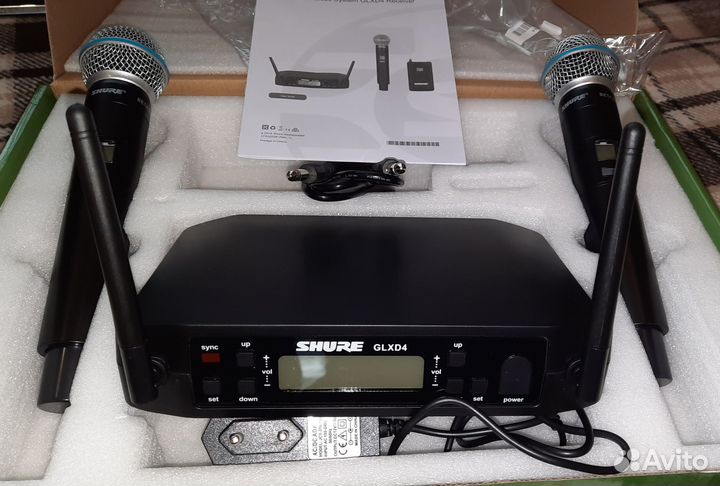 Микрофоны Shure Beta 58A 2шт Вокальные Радио New