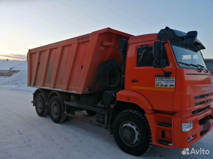 Самосвал 20м³ КАМАЗ 6520-43, 2017