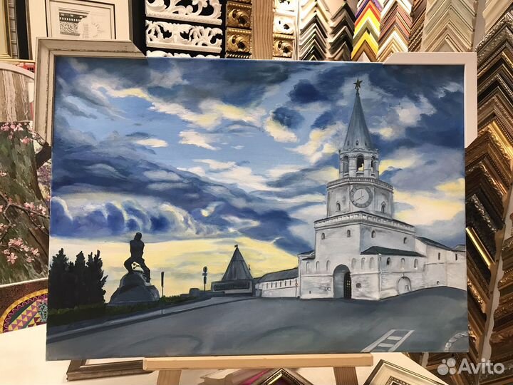 Картина маслом на холсте большая