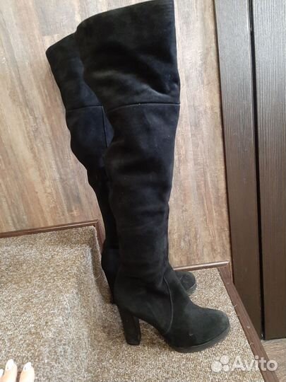 Сапоги женские ботфорты зимние