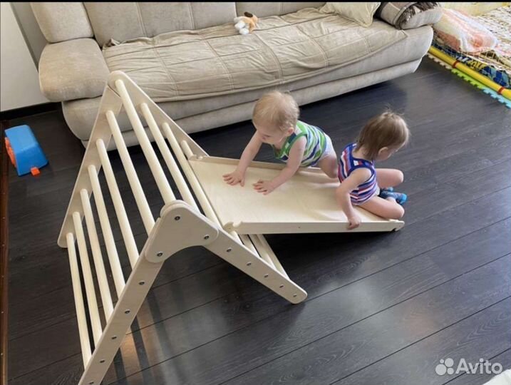 Треугольник Пиклера (макси) с горкой скалодромом