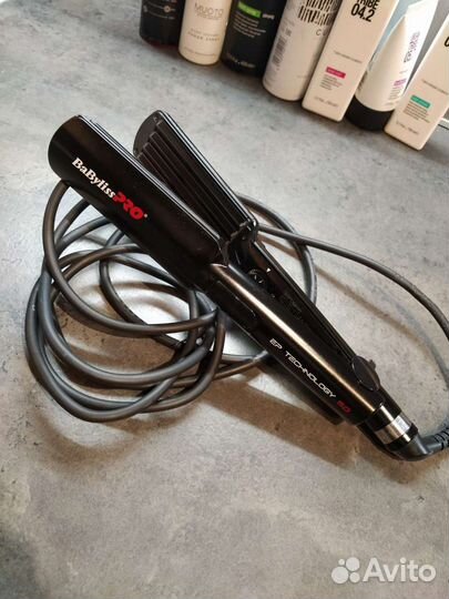 Профессиональные щипцы гофре Babyliss Pro