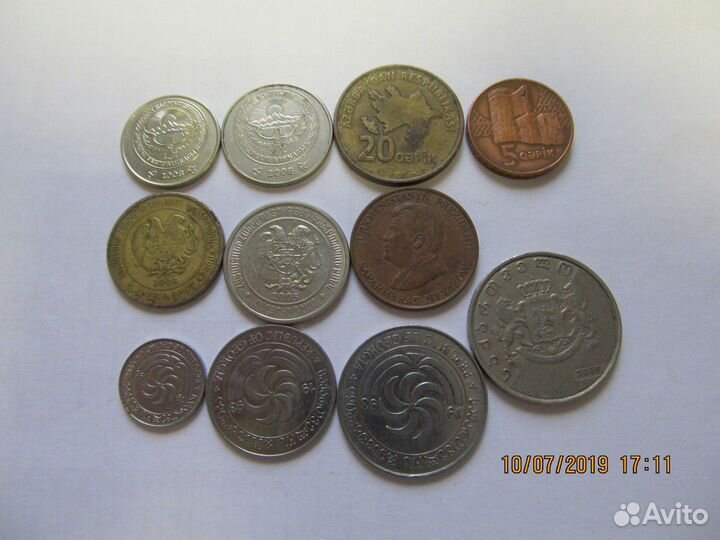 Монеты бывших Сов.респ-к :обмен ред.09.03.2023