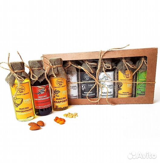 Подарочный набор сыродавленных масел
