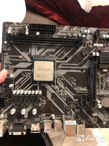 Материнская плата gigabyte B450M H купить в Москве | Электроника | Авито