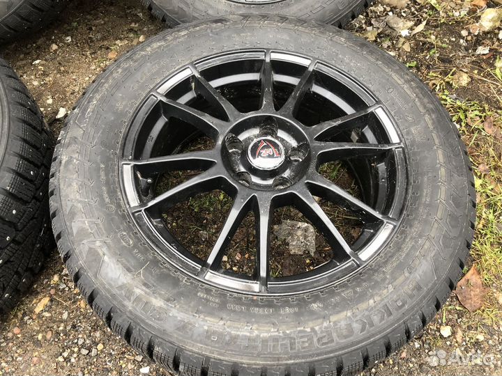 Kia sportage R17 зимние колеса шипы