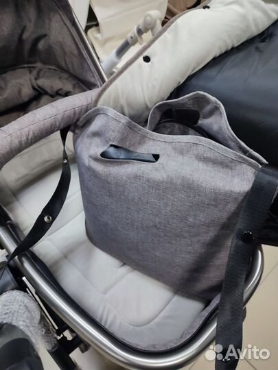 Коляска Luxmom 600 G Lux 3в 1, коричневый