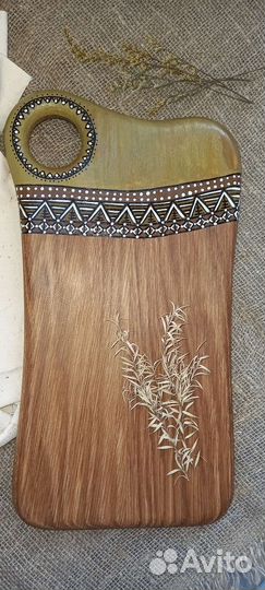 Доска разделочная дубовая