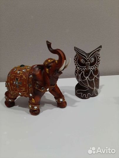 Предметы интерьера(слон,сова,слоник,морская тема)