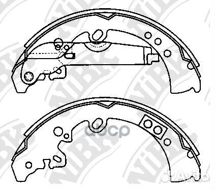 FN0620 nibk Колодки тормозные задние FN0620 NiBK
