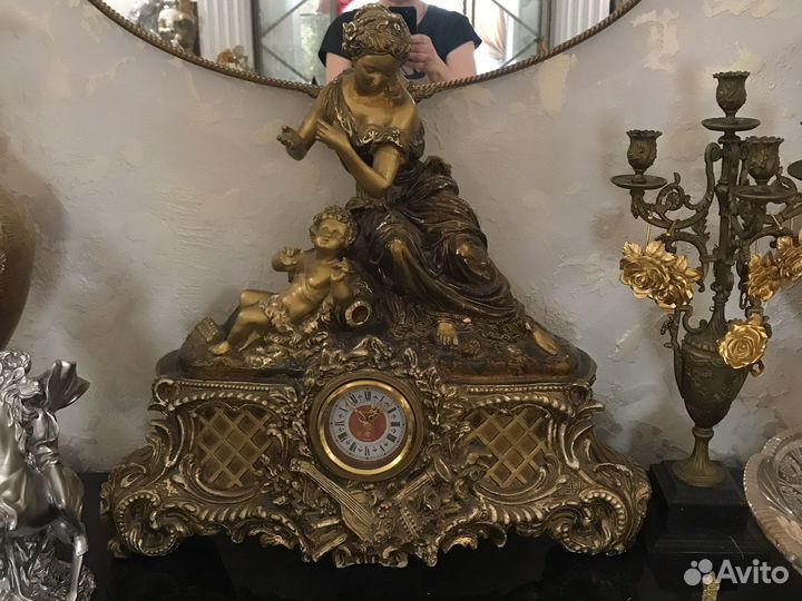 Статуэтка часы Антиквариат СССР