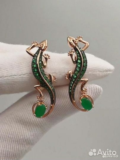 Подвеска с Цепочкой Саламандра Золото 585 RG