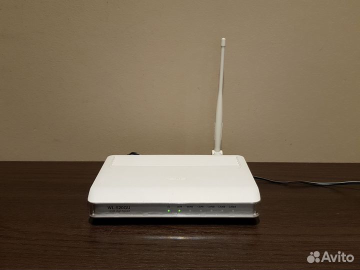 Маршрутизатор (роутер) Asus WL-520GU рабочий