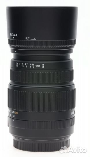 Объектив Sigma AF 50-200mm f/4-5.6 Canon EF-S (S/N