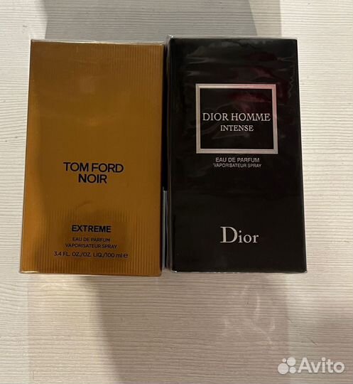 Tom ford Noir and Dior Homme