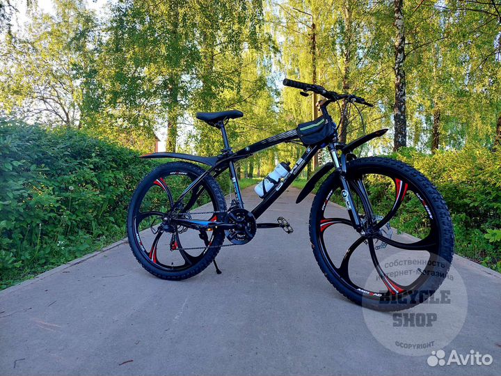 Велосипед BMW на литье в max комплектации