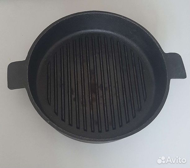 Чугунная сковорода гриль