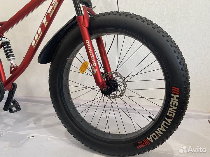 Велосипед фэтбайк 26 колеса двухподвесной