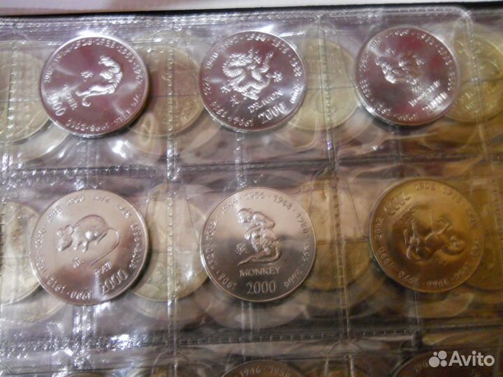 Монетки(UNC) Знаки Зодиака