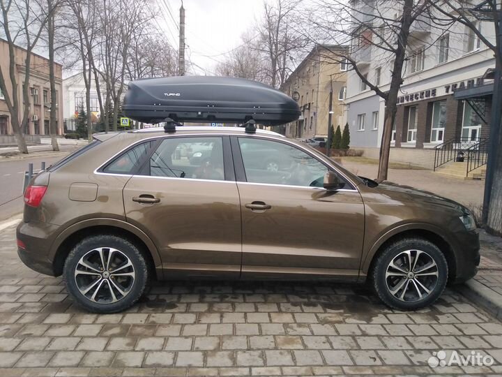 Автобокс Турино-1 410 литров черный на audi Q5