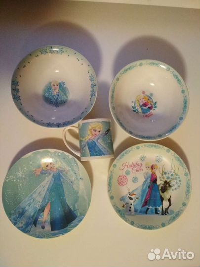 Набор посуды холодное сердце