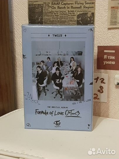 Кпоп карты с twice Formula of love: O+T3