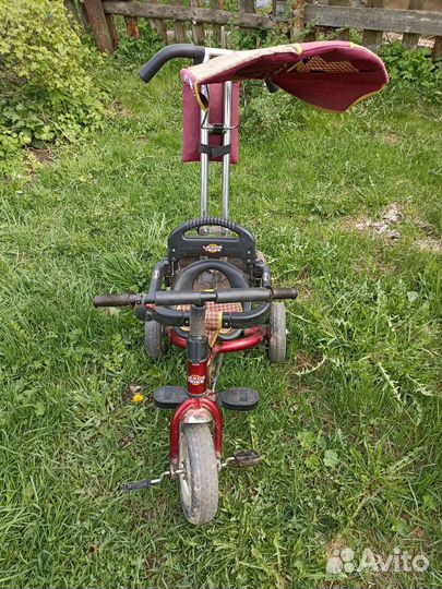 Детский велосипед с родительской ручкой