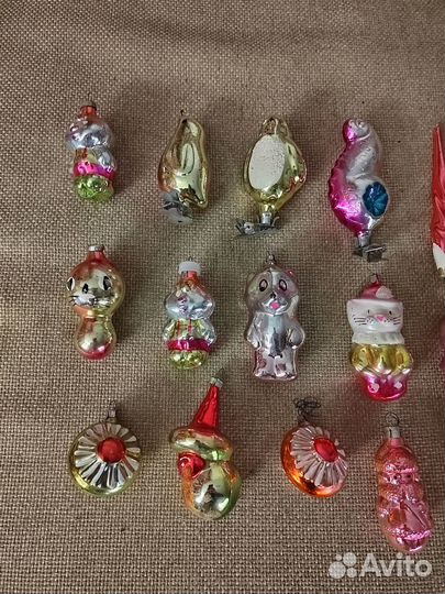 Елочные игрушки СССР одним лотом