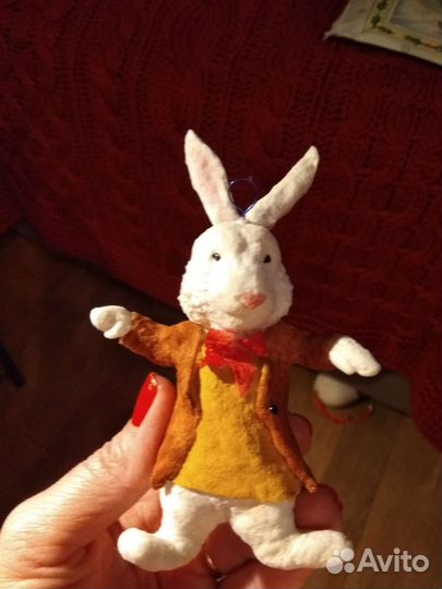 Елочные игрушки из ваты