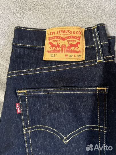 Джинсы мужские Levis 511 W32 L32