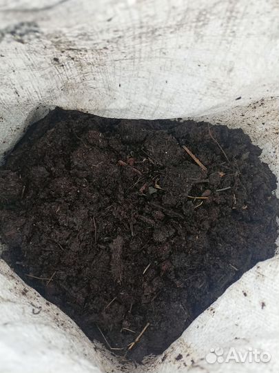 Навоз в мешках