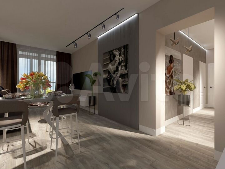 3-к. квартира, 98 м², 4/5 эт.