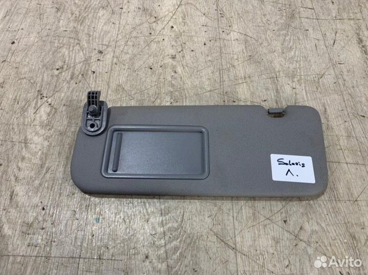 Козырек солнцезащитный левый Hyundai Solaris