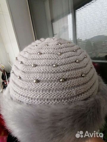 Шапка зимняя для девочки 54 56