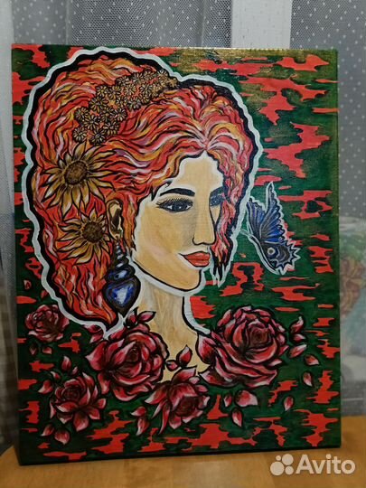 Интерьерная картина ручной работы