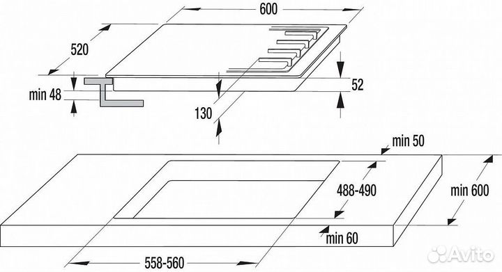 Газовая панель Gorenje GW 641 CLI