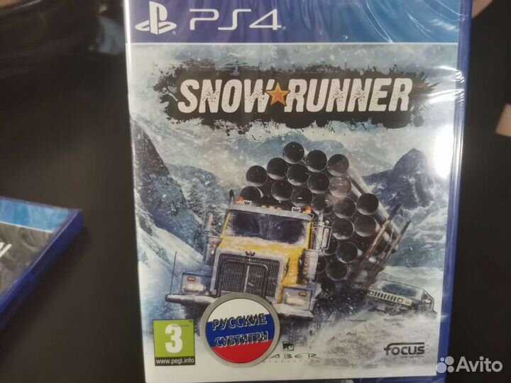 Snow runner Ps4-Ps5 новый диск