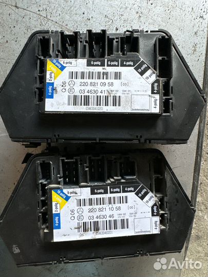 Блок управления сиденьем w220