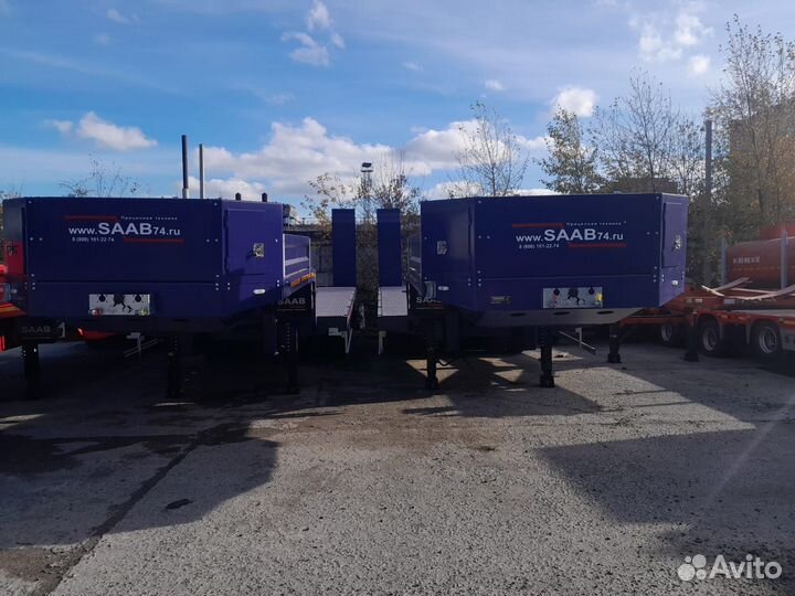 Полуприцеп трал (тяжеловоз) Saab 9891, 2023