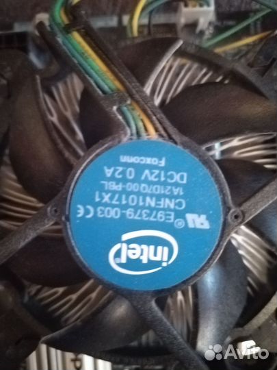 Материнка проц и куллер